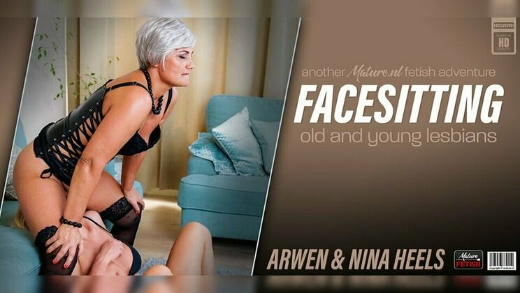 [Mature.nl] - Beautiful Arwen and Nina Heels in Lesbian Old and Young Pussy Licking - Arwen - Nina Heels