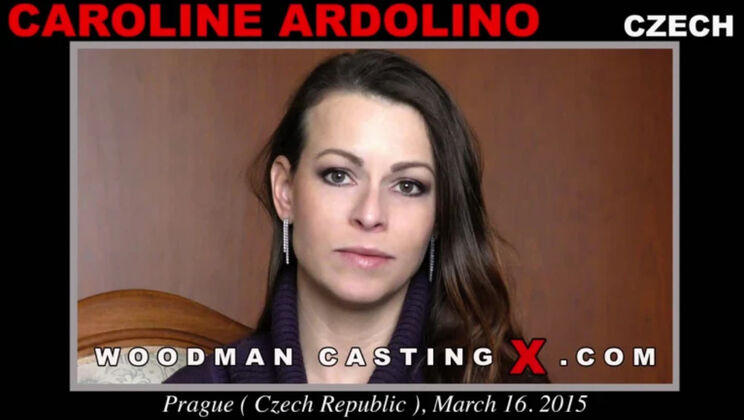 [WoodmanCasting] - Beautiful Caroline Ardolino's Deepthroat Delight - Caroline Ardolino
