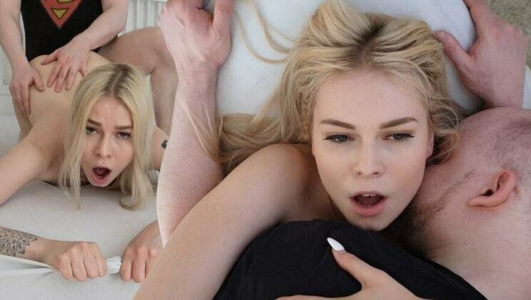  Petite Blonde in Rough Sex