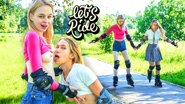 [ClubSweethearts] - Horny Blonde Lesbians on Rollerblades: Elloise and Nika - Nika Murr - Elloise Arti