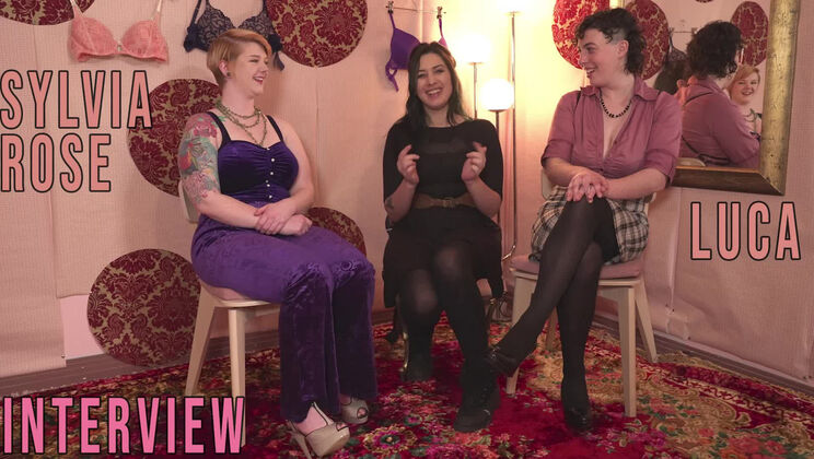 [GirlsOutWest] - Luca's Exclusive Bra Fitting with Busty Pale Girl Sylvia Rose - Luca - Sylvia Rose