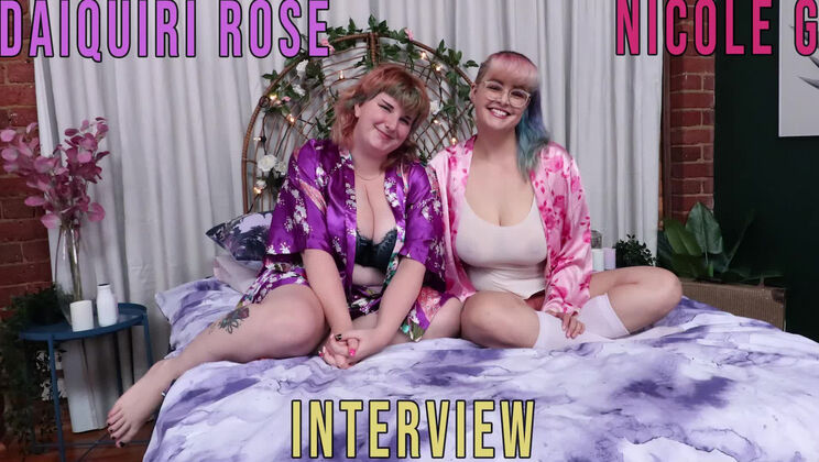 [GirlsOutWest] - Interview with Big Tit Beauties Daiquiri Rose & Nicole G - Daiquiri Rose - Nicole G