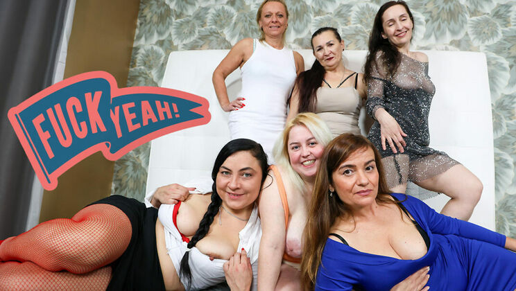 [Grandmams] - Shaved and Hairy Grannies Get Wild - Yvette Moore - Christina Santes - Vittoria Bad - Anna Versailles - Danny Fontana - Camila Love - Dianna Miller