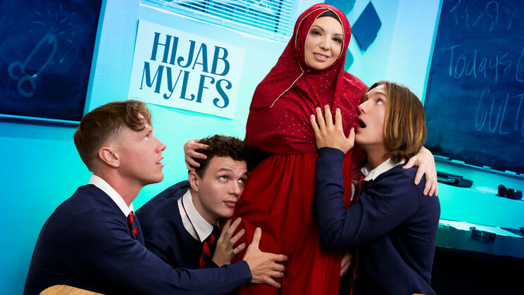 [HijabMylfs] - Three Cocks for a Sexy MILF - Rion King - Kiki Daire - Josh Rivers - Axel Haze