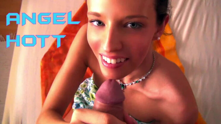 [WakeupnFuck] - Angel Hott - Teen Brunette with Big Tits Does Anal and Deepthroat in Hotel - Angel Hott