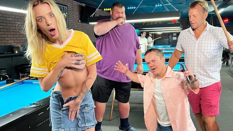 [He'sGotRizz] - Pool Hall Ass Fingering and Hardcore Sex - Peter Green - Ashlyn Angel