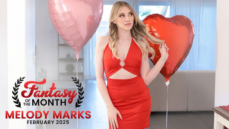 February Fantasy with Melody Marks - Blonde, High Heels & Passionate Fuck