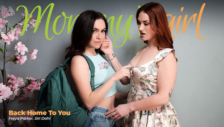 [Girlsway] - Freya Parker’s Natural Tits and Siri Dahl’s Redhead Beauty in Stepfamily Action