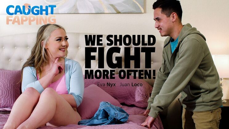 [CaughtFapping] - Blonde Latina Eva Nyx Kisses and Deepthroats Juan Loco's Huge Dick - Juan Loco - Eva Nyx