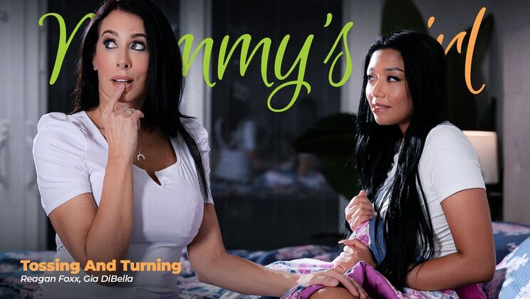 Old and Young Lesbian Love: Reagan Foxx and Gia Dibella in 69 Position