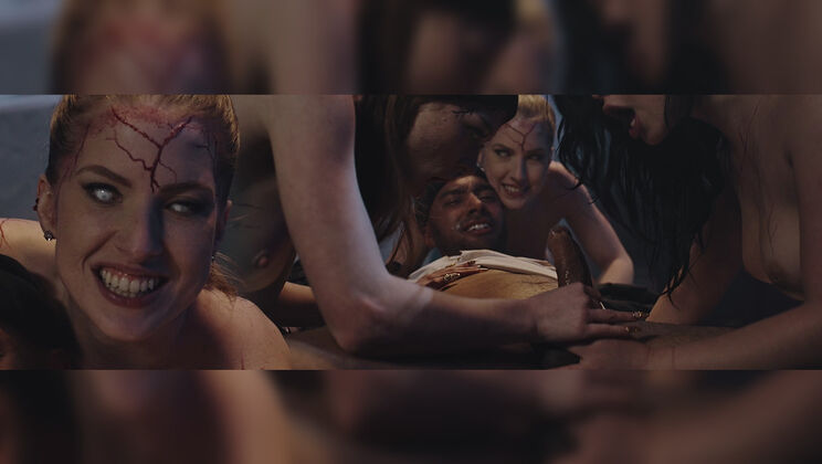 [Parasited] - Scarlett Alexis & Myra Moans in Wild Group Sex - Oliver Davis - Scarlett Alexis - Octavia Red - Myra Moans