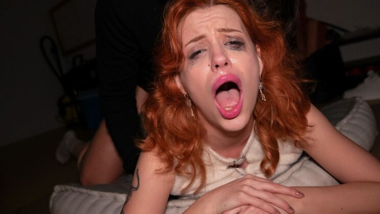 [PublicAgent] - Amateur Redhead Sucks Big Cock in Doggystyle - denis marti - Mia Stone