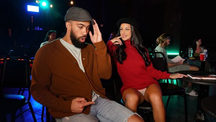 [CrazyCollegeGFs] - Blowjob and Facial with James Angel's Cock - Evelin Stone - James Angel