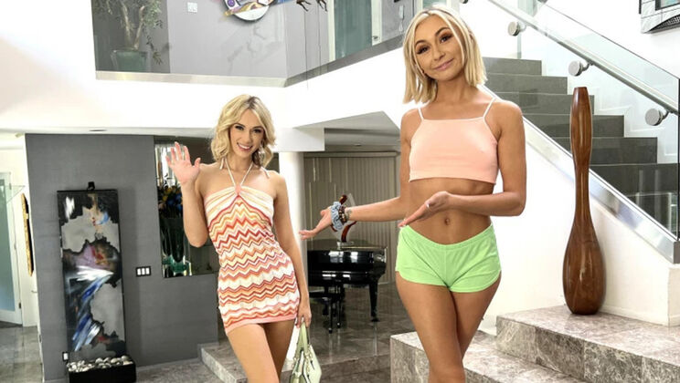 [intimatePOV] - Threesome Fun with Girlfriends Chloe and Sky Pierce