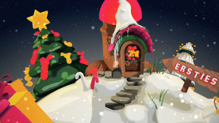 [Ersties] - Xmas Porn Advent - Door 21 with Busty Jin - Jin (Ersties)