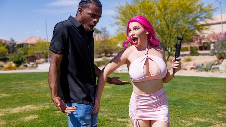 [Brazzers] - Nympho Brunette Rides Reverse Cowgirl Like A Pro - Lily Lou - Damion Dayski