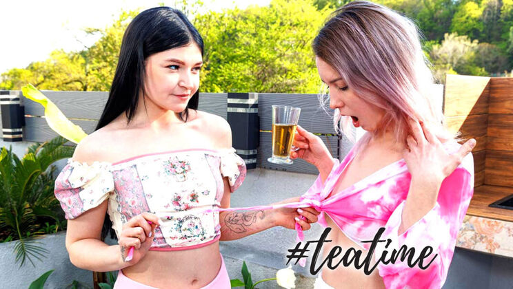 [ClubSweethearts] - Teen European Duo Alice & Virgin in Steamy Licking Action