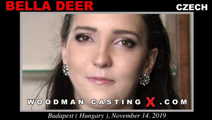 [WoodmanCasting] - Bella Deer Casting - Shaved Pussy, Anal, and Squirt - Bella Deer