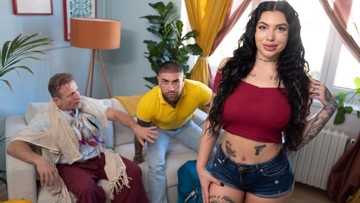 [FakeHostel] - Big Tits Nala Takes Two Cocks in POV - George Uhl - Nestor Zarc - Sexy Nala