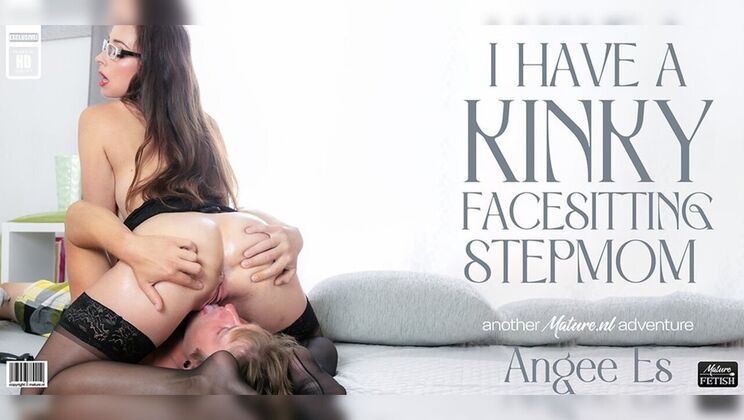 [Mature.nl] - Kinky MILF Stepmom Angee Es Gives Her Stepson a Special Surprise