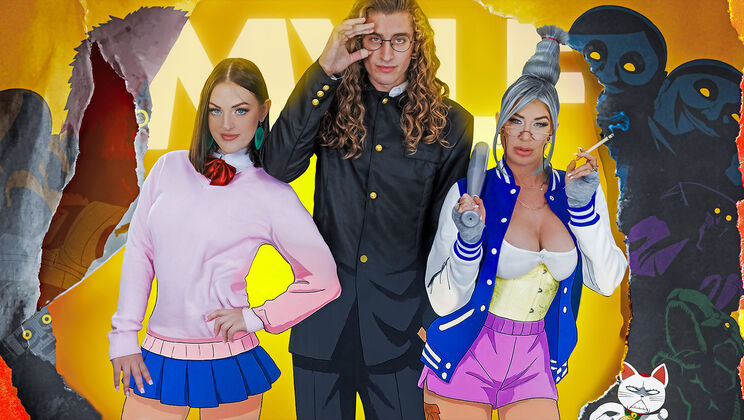 [BadMilfs] - Possessed Man Gets Pussy Licking & Cum in Mouth Treatment - Lolly Dames - Giovanni - Lucy Lotus