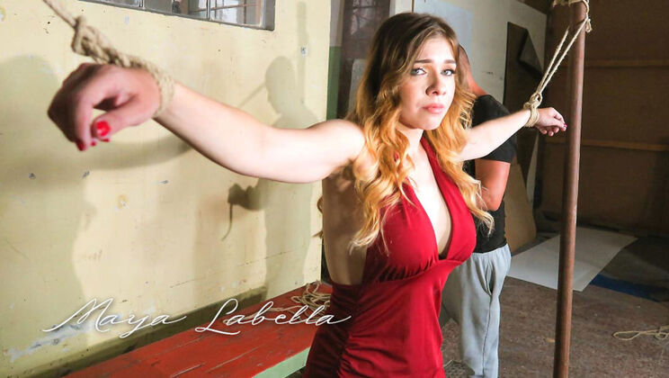 [Submissed] - Shaved Pussy Maya Labella Plays with Sex Toys - Maya Labella