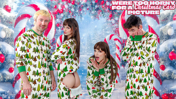 [FamilySwap] - Horny Christmas Card Fail - Brunettes Get Deep Throat & Creampie - Lexi Luna - Chad Alva - Lana Smalls - Enzo East