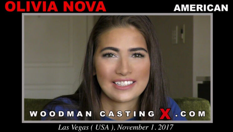[WoodmanCasting] - Brunette with Big Lips Olivia Nova Rough Casting Anal - Olivia Nova