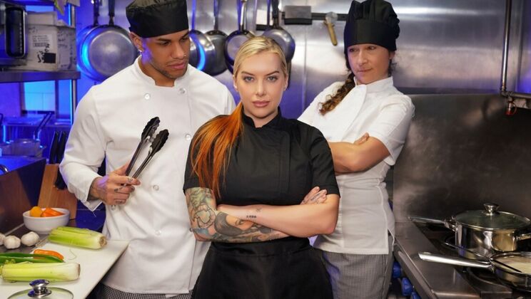 [DigitalPlayground] - Chef's Special: Redhead Gets Deepthroat Training and Cumshot - Cubbi Thompson - Mike Ox