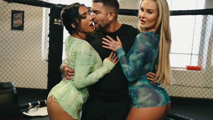 [DigitalPlayground] - Uncaged Episode 3: FFM Threesome with Yasmina & Ali for Juan's Big Cock - Juan Lucho - Yasmina Khan - Ali Rose