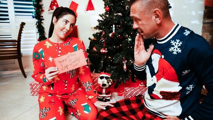 [MyPervyFamily] - Stepdaddy Unwraps Brunette Stepdaughter for Pussy Licking and 69 - Theodora Day - Peter Fitzwell