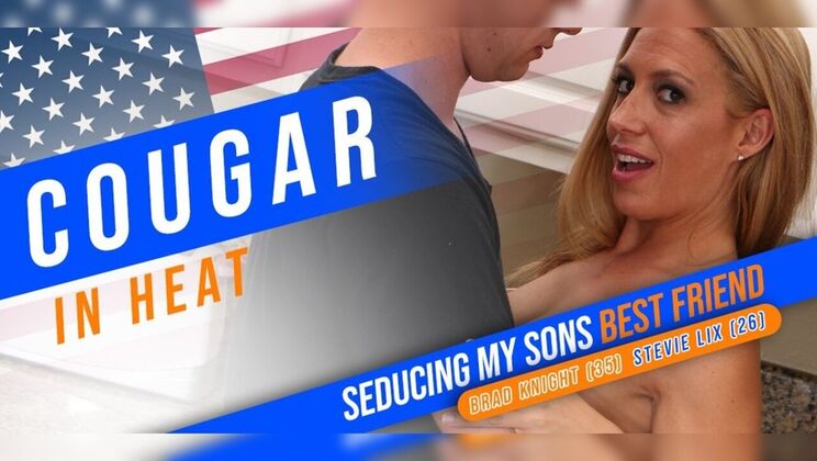 Stevie Lix's Long Hair Flows While She Fucks Brad