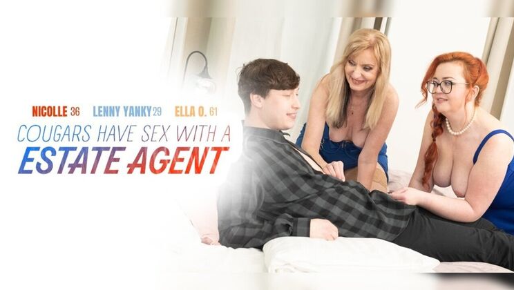 Hot Cougars Seduce House Seller Into Threesome