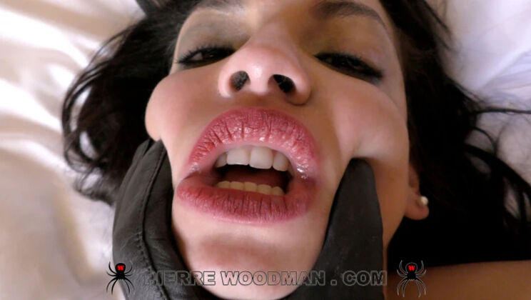 Beautiful Brunette Mathilde Ramos Endures BDSM and Humiliation