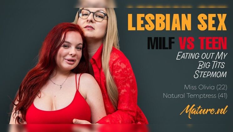 Blonde Stepmom With Beautiful Ass Gets Tongue Fucked By Miss Olivia