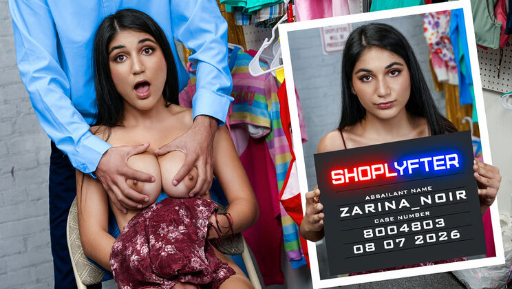 Lesson Learned: Zarina Rubs Her Panties and Sucks Cock