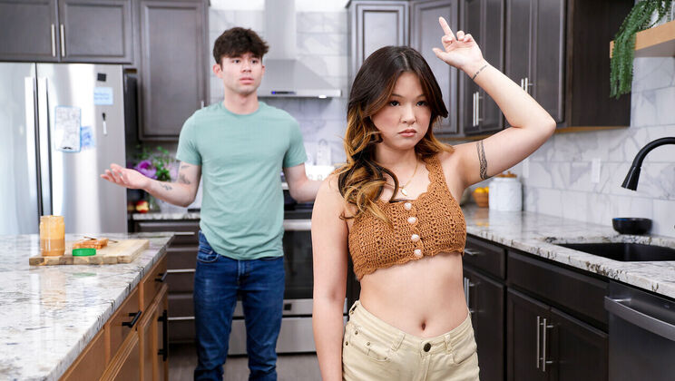 Stepbro Wants Morning Sex - Lulu Chu's Hairy Pussy Ready