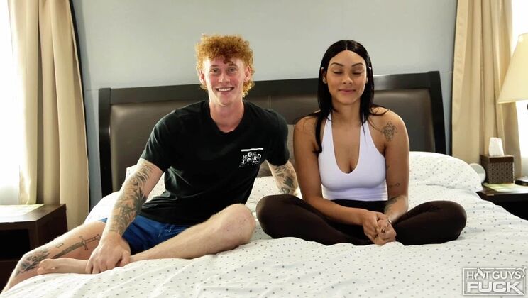 Redhead Rax Sloan Stuffs Jade Frost