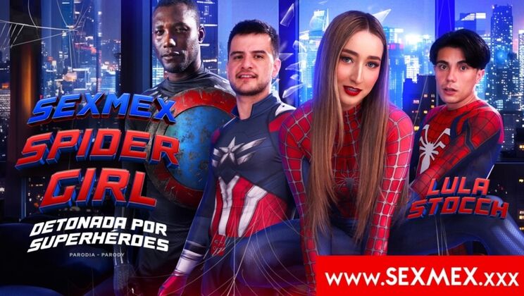Superheroes Take Turns on Spider Girl Lula