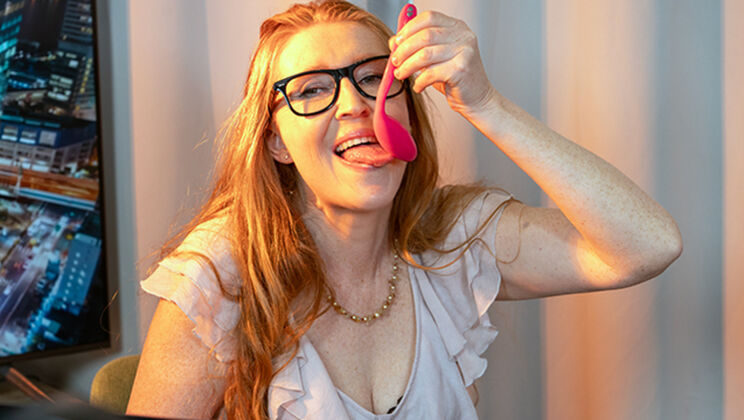 Older Redhead Lenka Gets Fucked by New Cameraman Bruno