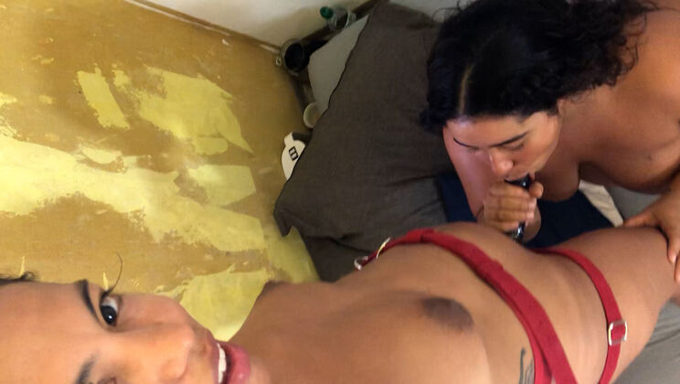 POV Blowjob with Carmen and Lina