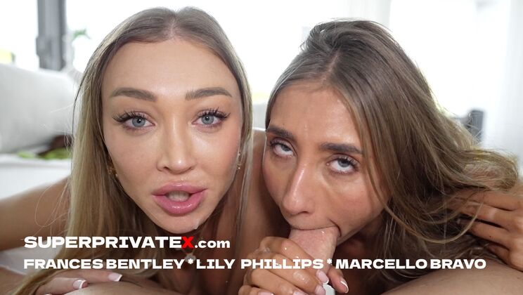British Babe Frances Bentley Sloppy Blowjob and Hardcore Threesome