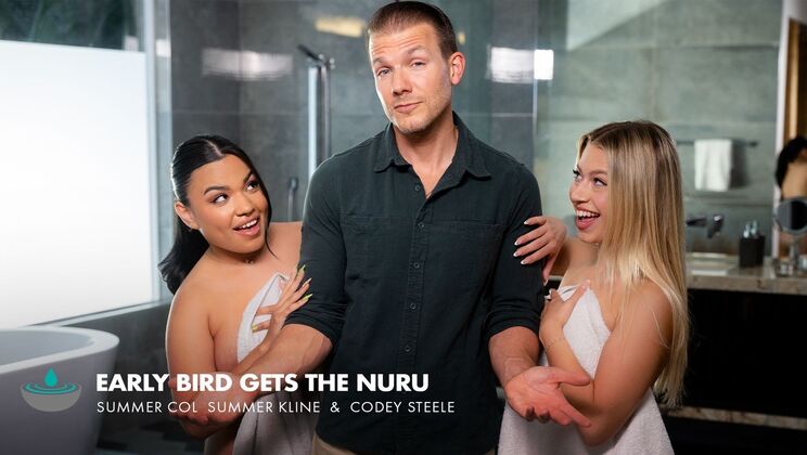 Early Bird Nuru With Summer And Codey