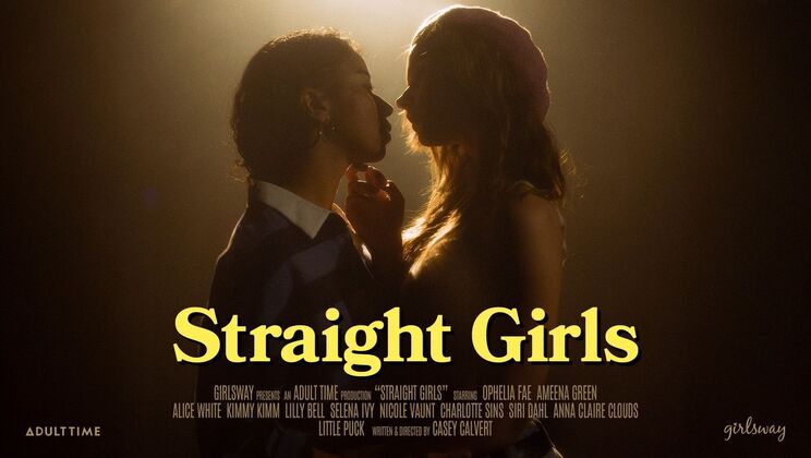 Interracial Straight Girls Try Girl on Girl